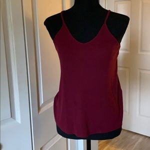 Burgundy Tank Top